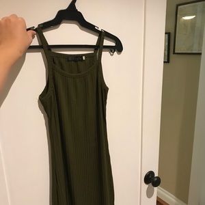 Brand new olive fitted dress